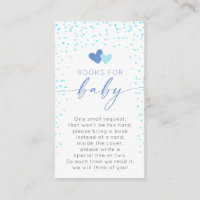 Little Sweetheart Blue Books for Baby Card