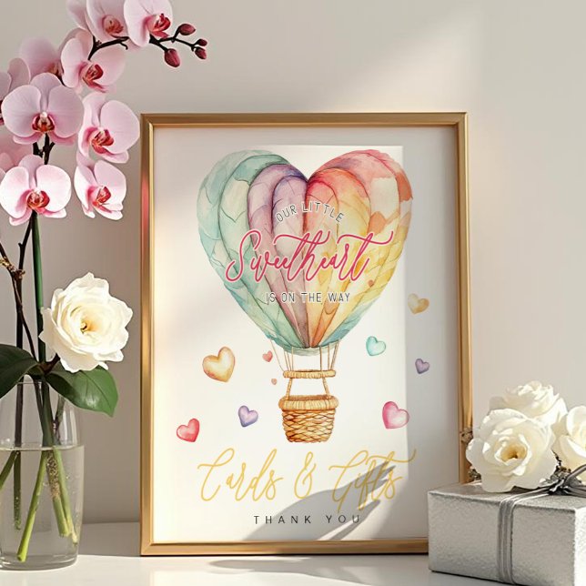 Little Sweetheart Cards and Gifts Baby Sign (Sweetheart Baby Shower Sign)