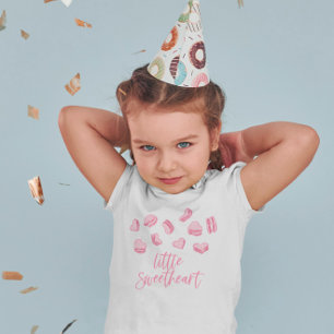 Little Sweetheart Girl Birthday Party Toddler T-shirt