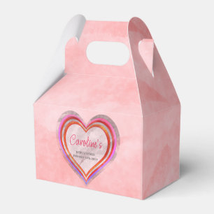 Little Sweetheart Valentine Watercolor Baby Shower Favor Box