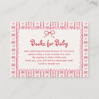 Little Sweetheart Valentines Books for Baby Card