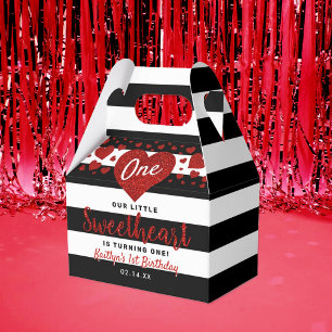 Little Sweetheart Valentine's Day Any Age Birthday Favor Box
