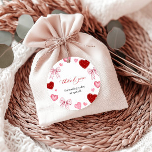 Little Sweetheart Valentines Day Baby Shower Favour Tags