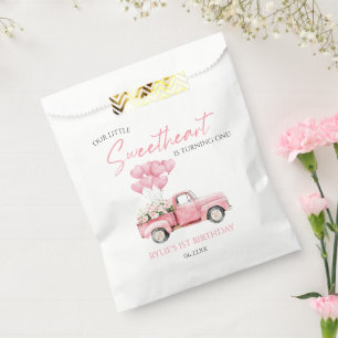 Little Sweetheart Valentine's Day Birthday Party Favour Bag