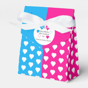 Little Sweetheart Valentine's Day Gender Reveal Favor Box