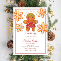 Little Sweetie Gingerbread Christmas Baby Shower