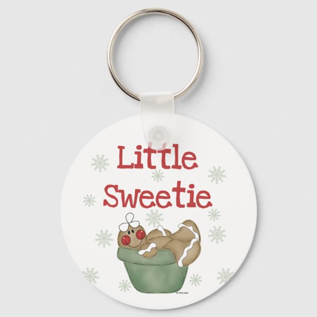 Little Sweetie Tshirts and Gifts Keychain (Front)