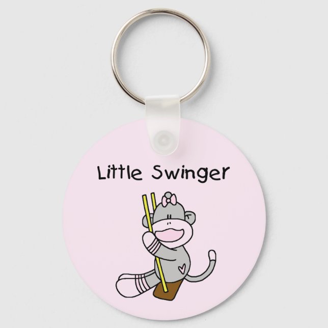 Little Swinger Tshirts and Gifts Keychain (Front)