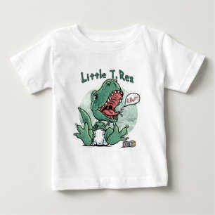 Little T Rex Baby T-Shirt