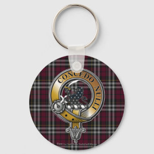 Little Tartan & Badge Keychain