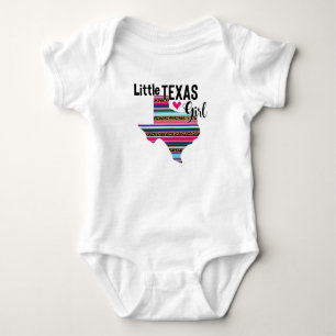 Little Texas Girl Serape Baby Bodysuit