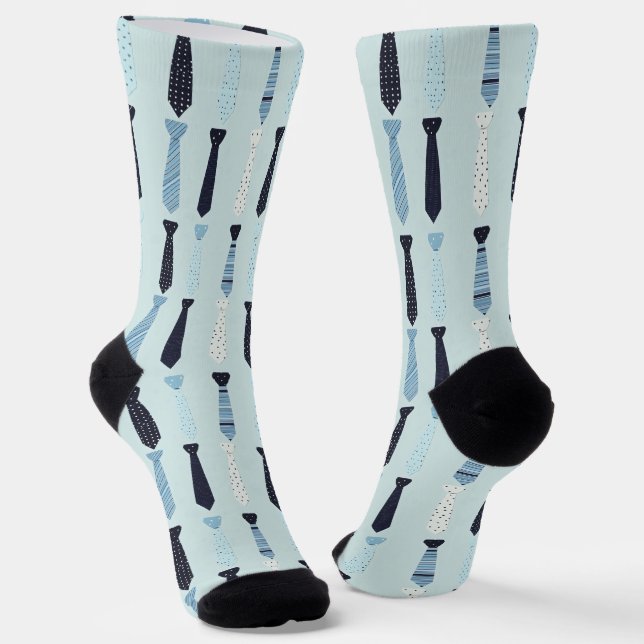 Little Ties Cute Pattern Socks (Angled)
