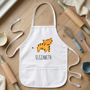 Little Tiger Cute Personalized Kids Apron