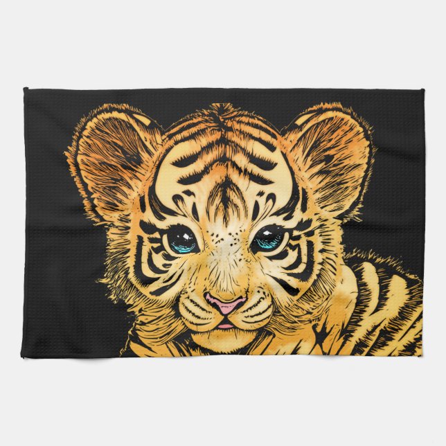 LITTLE TIGER  KITCHEN TOWEL (Horizontal)