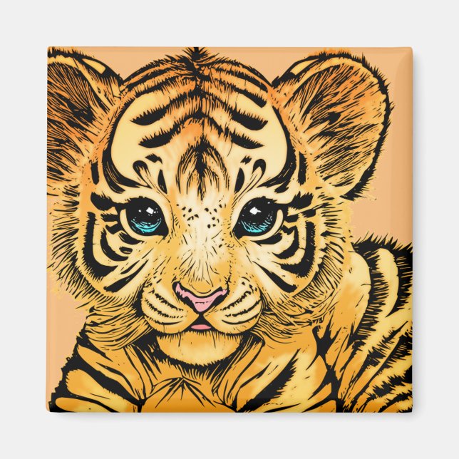 LITTLE TIGER MAGNET (Front)