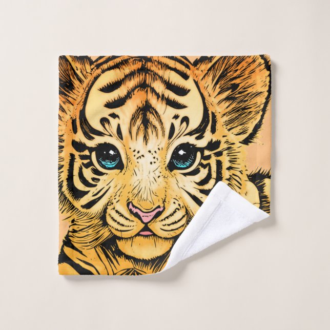 LITTLE TIGER WASH CLOTH (Wash Cloth)