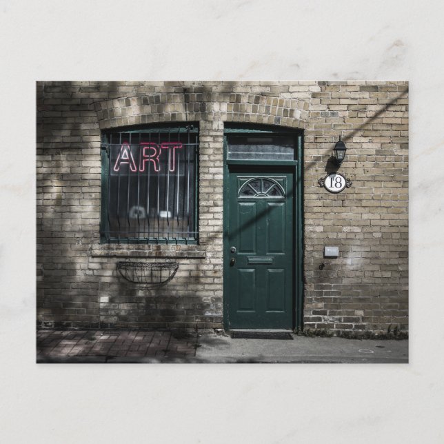 Little Tiny Street No 11 Colour Version Postcard (Front)