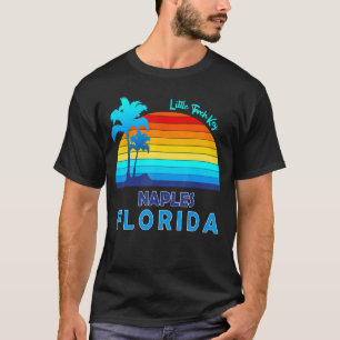 Little Torch Key Naples Florida Retro Tropical Bea T-Shirt