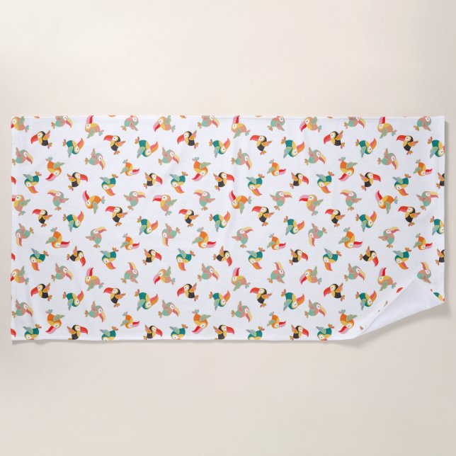 Little toucan beach towel (Front)