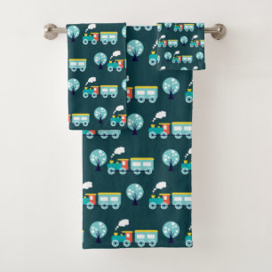 Little Train Bathroom Towel Set