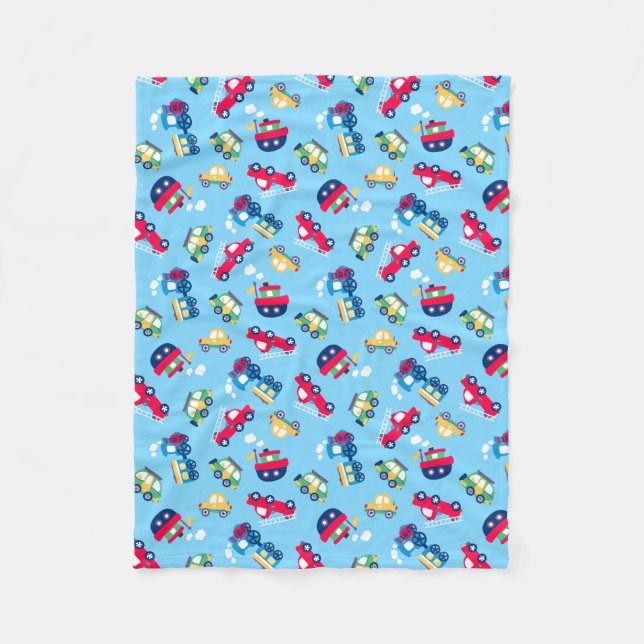 Little transport fleece blanket (Front)