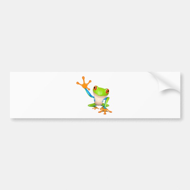 Little tree frog bumper sticker (Front)