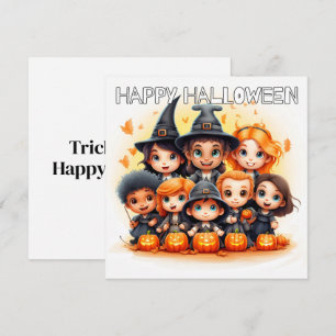 Little Trick 'R Treaters Happy Halloween Card