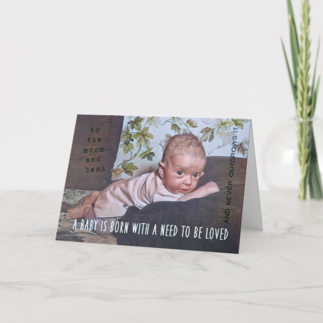 LITTLE TROUBLE Greeting Card (Front)