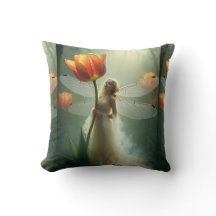 Little Tulip Fairy in delicate flowing clothes