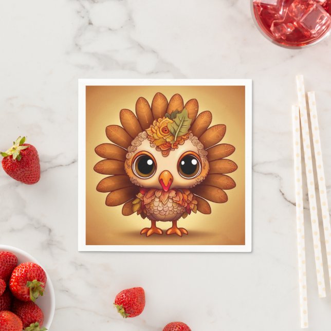 Little Turkey 4 Napkin (Insitu)