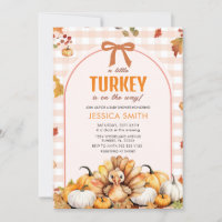 Little Turkey Fall Autumn Pumpkin Baby Shower