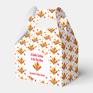 Little Turkey On The Way Favor Box