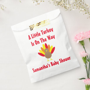 Little Turkey On The Way Favour Bag