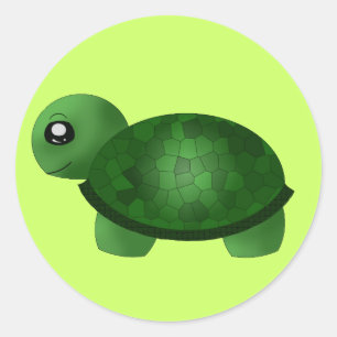 "Little Turtle" Stickers/Envelope Seals