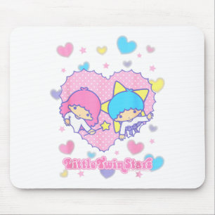 Little Twin Stars Retro Logo Valentine Tee  Mouse Pad