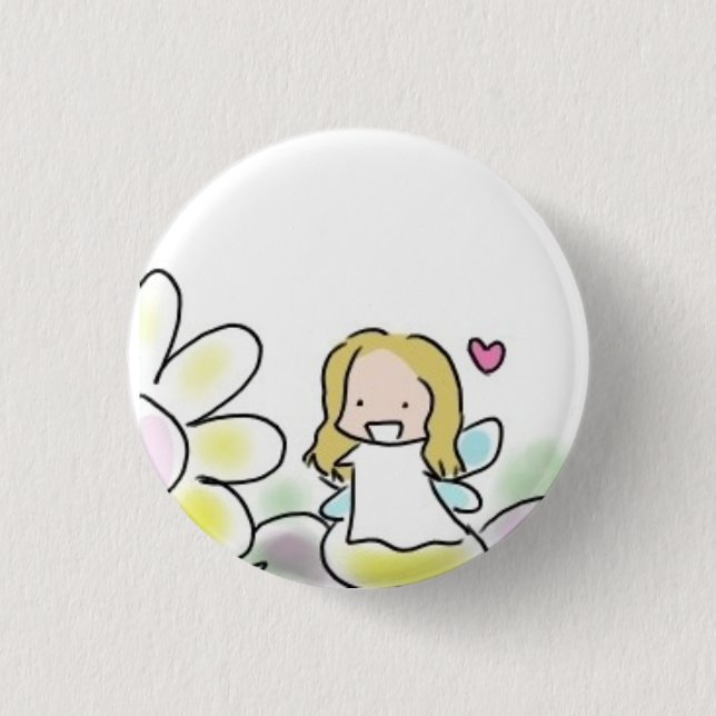 Little Ucchan 1 Inch Round Button (Front)