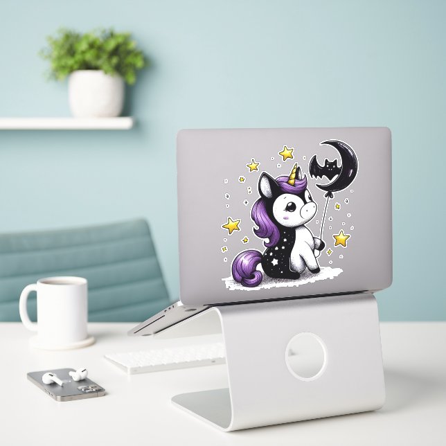Little Unicorn (Laptop On Desk)