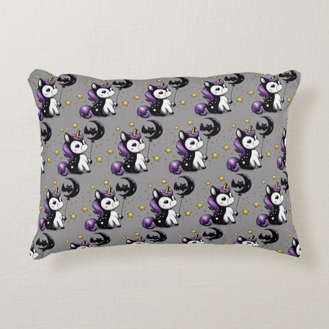 Little Unicorn Accent Pillow (Front)