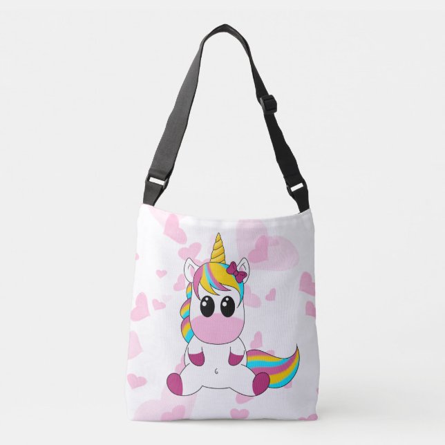 Little Unicorn Crossbody Bag (Front)
