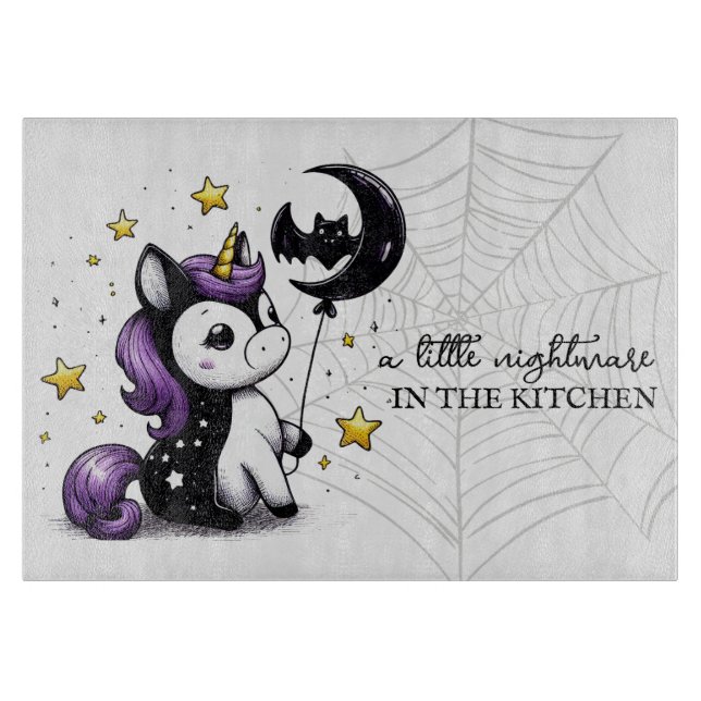 Little Unicorn Cutting Board (Front)