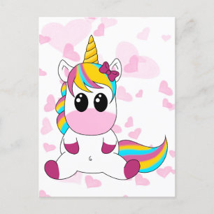 Little Unicorn Postcard