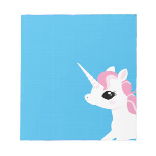 Little Unicorn with Pink mane notepad