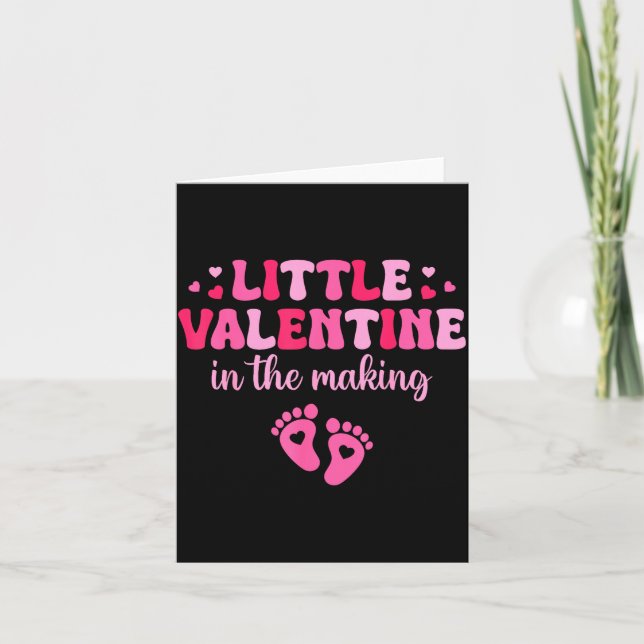 Little Valentine In The Making Valentine's Day Pre Card (Front)