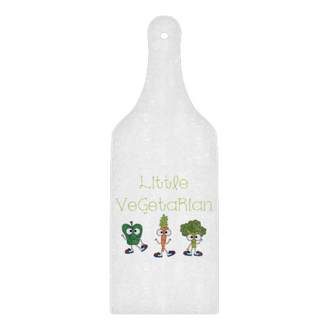 Little Vegetarian Cutting Board (Front)