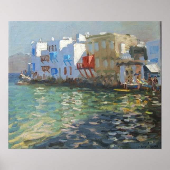 Little Venice Mykonos Poster (Front)