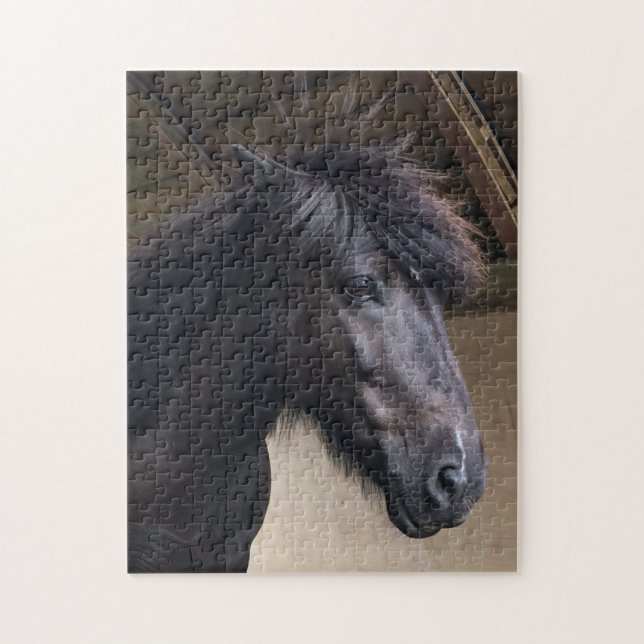 Little Viking Horse Noble Head Jigsaw Jigsaw Puzzle (Vertical)