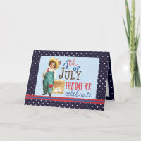 Little Vintage American Boy 4th of July