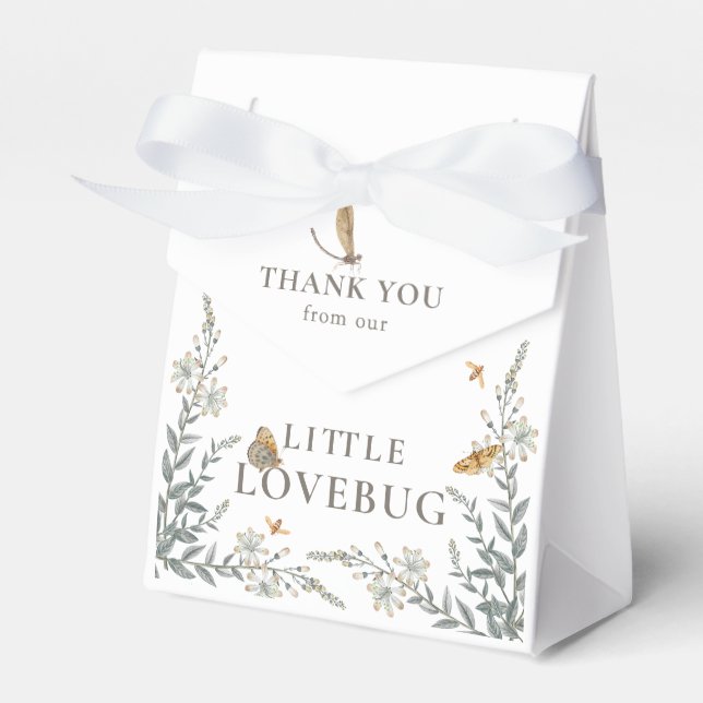 Little Vintage Love Bug Favour Box (Front Side)