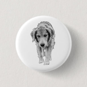 Little Walker Cutout 1 Inch Round Button