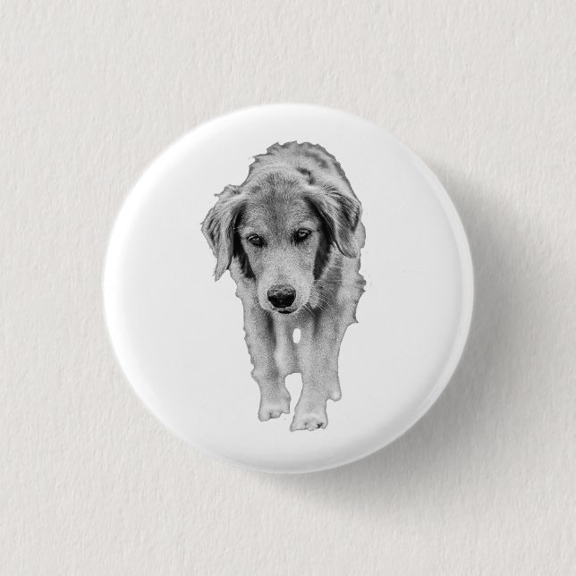 Little Walker Cutout 1 Inch Round Button (Front)